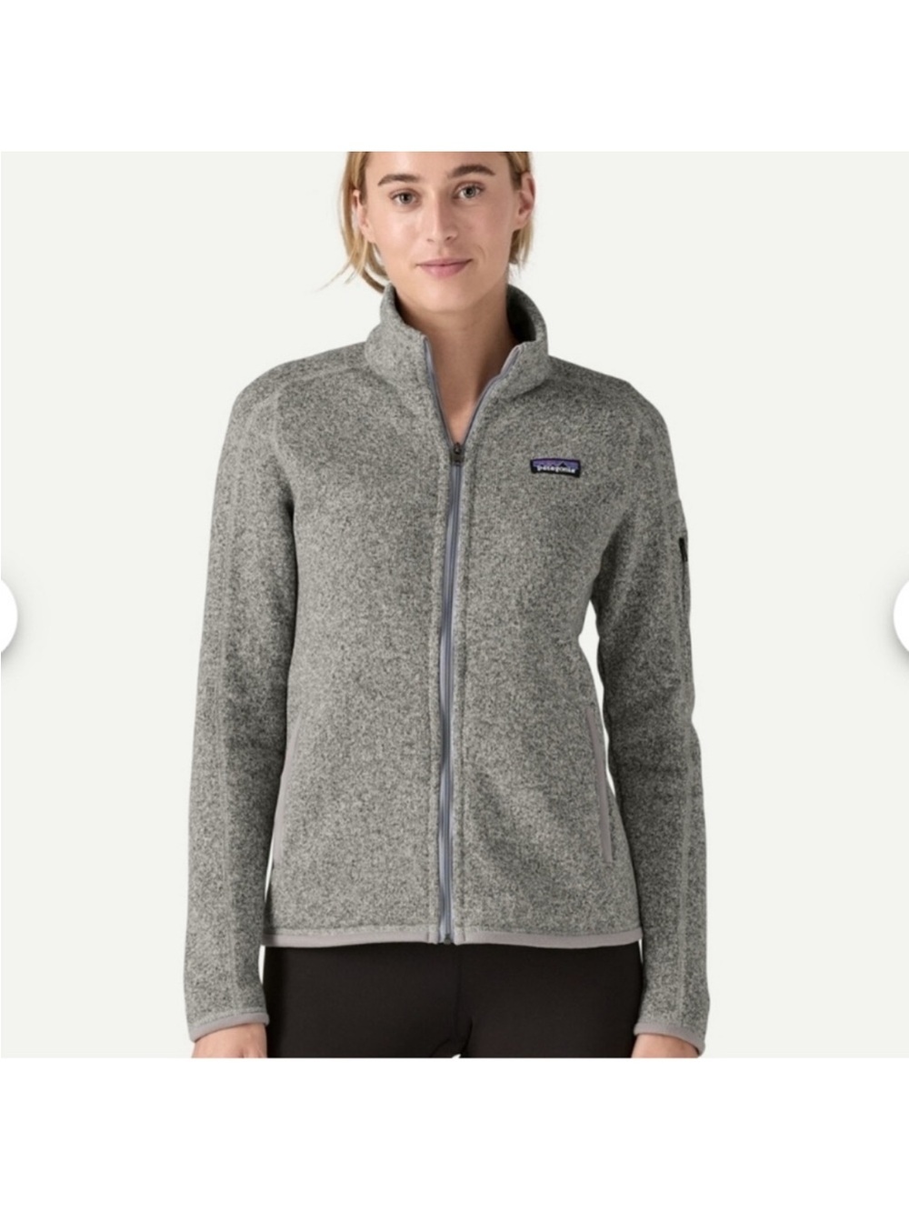 Patagonia Women's Better Sweater Gray Full-Zip Fleece Jacket size Small
